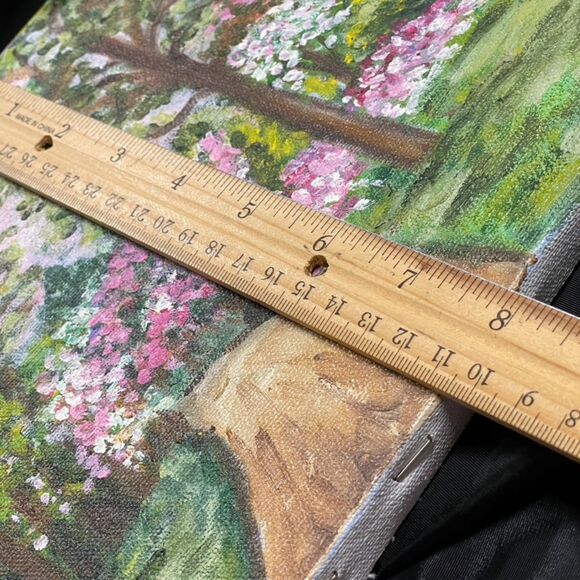 Handpainted Canvas, Spring Walk in Eastern NC 10" x 8" - Picture 6 of 7